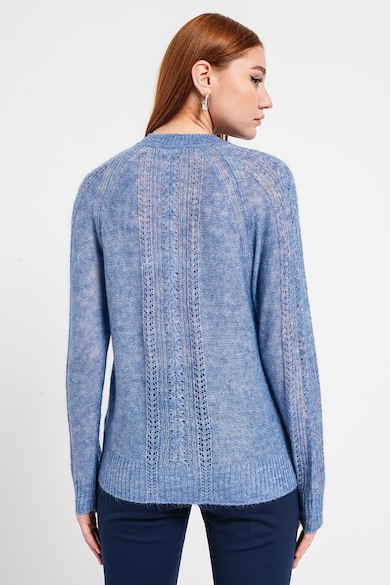 Esprit Kerek nyakú pulóver azsúros dizájnnal női