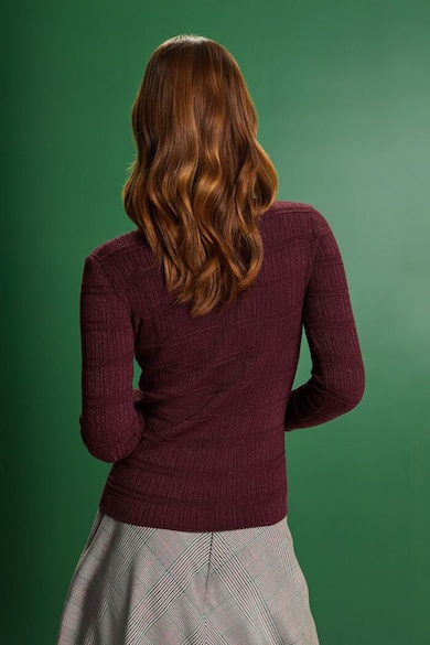 Esprit Szűk fazonú pulóver csillámos részletekkel női