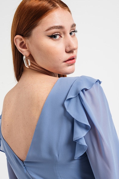 Esprit Блуза с шпиц отзад и ръкави от шифон Жени