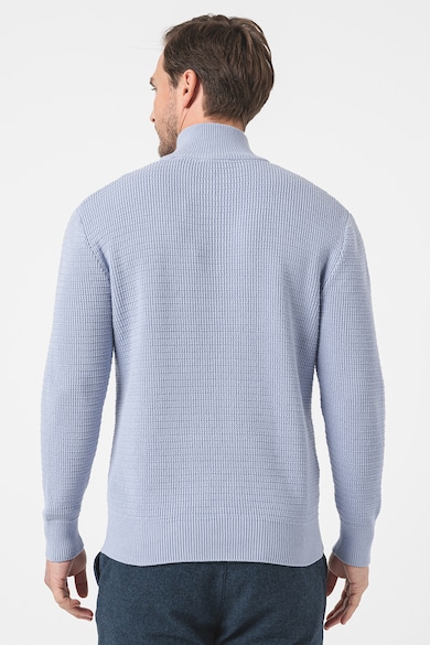 Esprit Памучен пуловер с къс цип Мъже