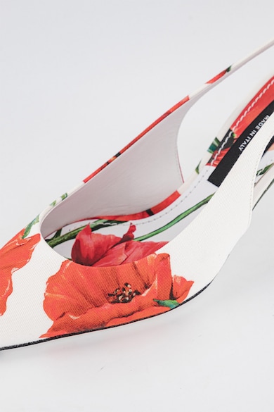 Dolce & Gabbana Обувки Happy Garden с остър връх и отворена пета Жени