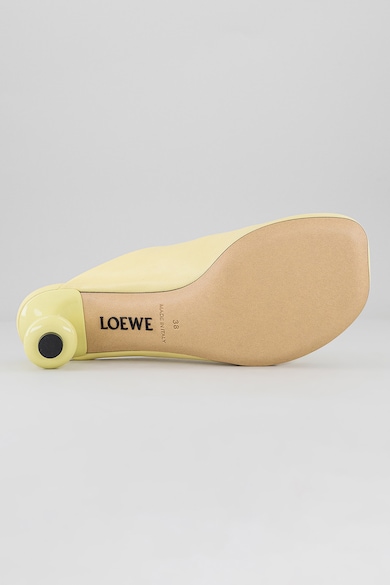 Loewe Toy bőrpapucs különleges sarokkal női