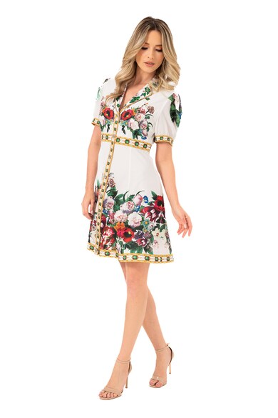 MIYU Rochie mini cu model floral Femei