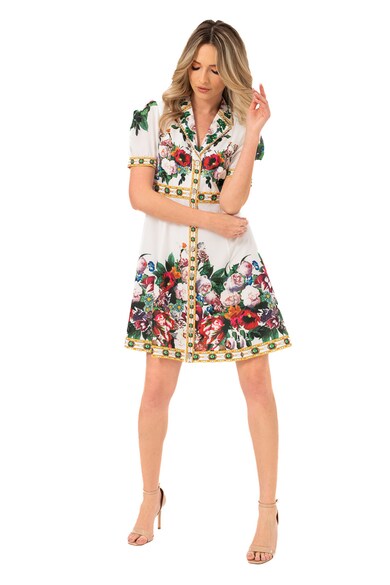 MIYU Къса рокля с флорален десен Жени