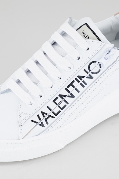 Valentino Pantofi sport de piele cu imprimeu logo Femei