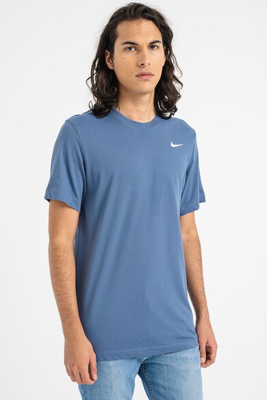 Nike Фитнес тениска с овално деколте и Dri-FIT Мъже