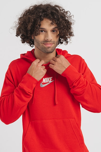 Nike Kényelmes fazonú kapucnis pulóver kenguruzsebbel férfi