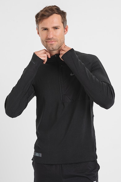 Nike Bluza cu Dri-FIT si buzunar pe piept, pentru alergare Barbati