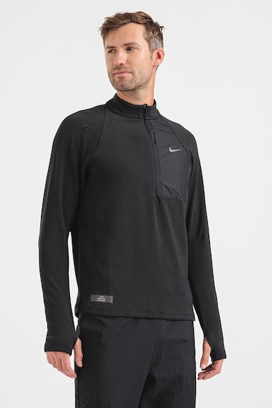 Nike Bluza cu Dri-FIT si buzunar pe piept, pentru alergare Barbati