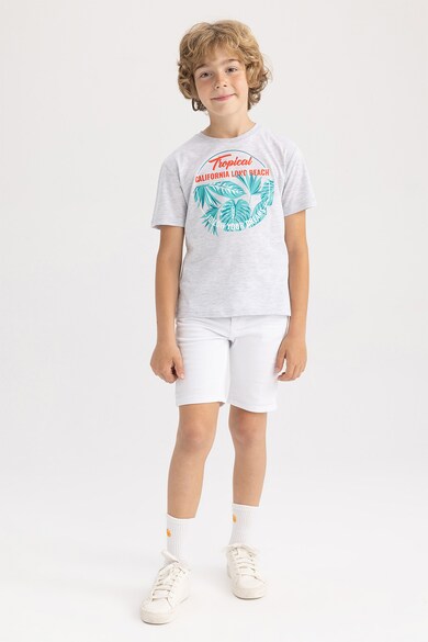 DeFacto Тениска с овално деколте и шарка Момчета