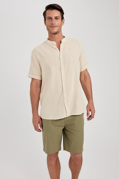 DeFacto Памучна риза с ниска яка Мъже