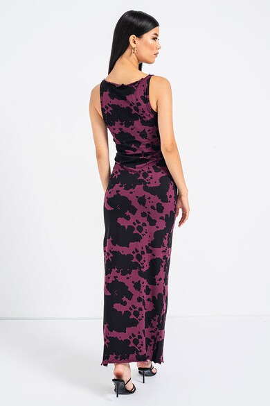 Only Rochie cu imprimeu abstract si slit lateral Femei