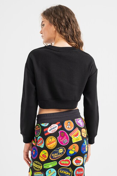 Love Moschino Logómintás crop pulóver női