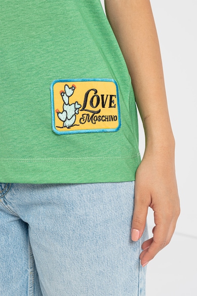 Love Moschino Póló overallos mintával női