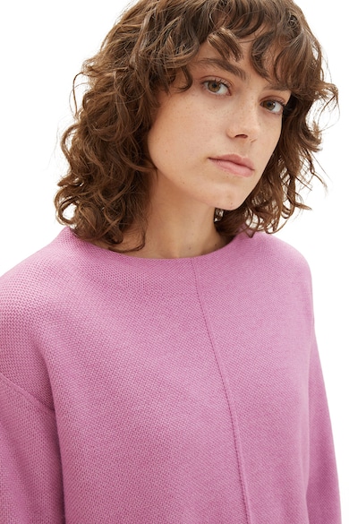 Tom Tailor Kerek nyakú egyszínű pulóver női