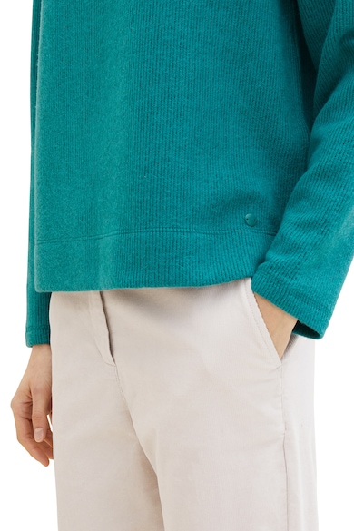 Tom Tailor Kerek nyakú egyszínű pulóver női