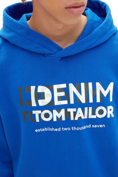 Tom Tailor Худи със свободна кройка и контрастно лого Мъже