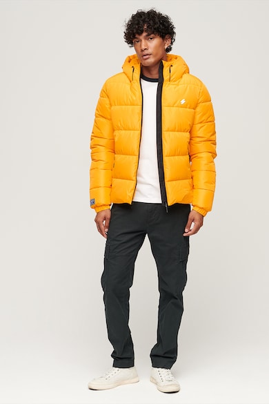 SUPERDRY Капитонирано зимно яке Sports Puffer с качулка Мъже