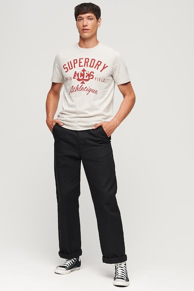 SUPERDRY Athletic College logómintás póló férfi