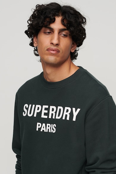 SUPERDRY Свободен суитшърт Luxury с лого Мъже