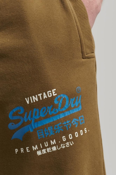 SUPERDRY Спортен панталон Ovin Classic Heritage с памук с лого Мъже