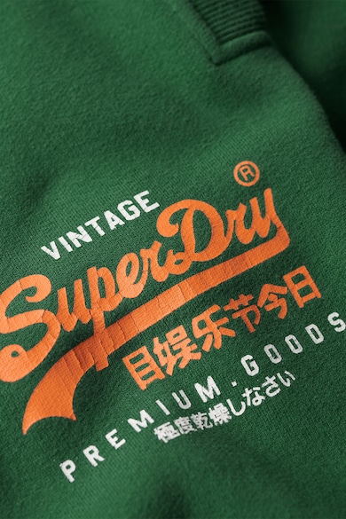 SUPERDRY Ovin Classic Heritage pamuttartalmú szabadidőnadrág kisméretű logóval férfi