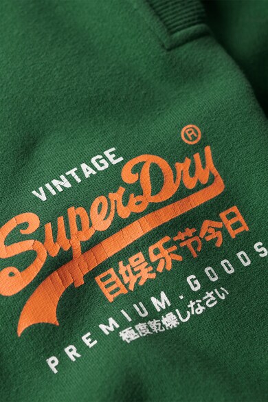 SUPERDRY Ovin Classic Heritage pamuttartalmú szabadidőnadrág kisméretű logóval férfi