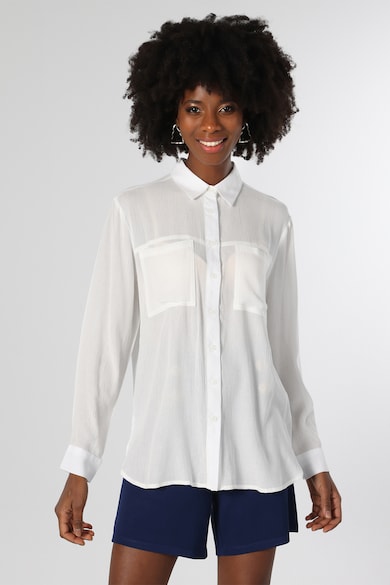 COLIN'S Полупрозрачна риза с джобове на гърдите Жени