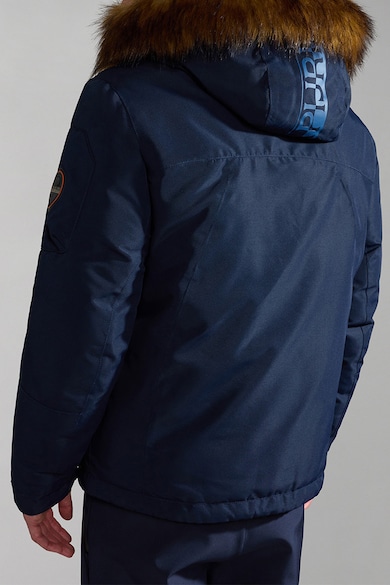 Napapijri A-Dna Explorer télikabát műszőrme szegélyes kapucnival férfi