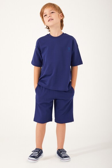 U.S. Polo Assn. Едноцветна тениска и къс панталон Момчета