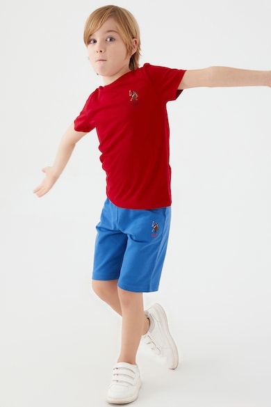 U.S. Polo Assn. Póló és rövidnadrág hímzett logóval Fiú