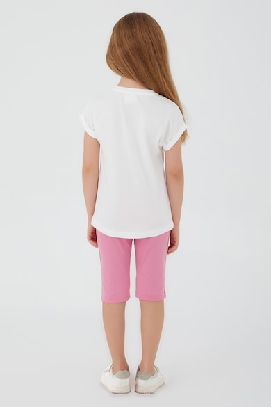 U.S. Polo Assn. Mintás póló és rövid leggings szett Lány