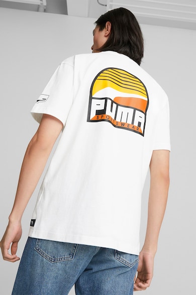 Puma Тениска Uptown с овално деколте и щампа Мъже