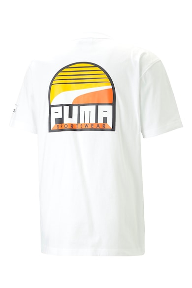 Puma Тениска Uptown с овално деколте и щампа Мъже