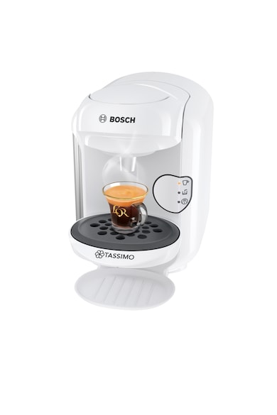 Bosch Tassimo Еспресо машина  Vivy II TAS1407, 1300w, 3.3 бара, 0.7 л, Самопочистване + Премахване на котлен камък, Капсули, Крем Жени