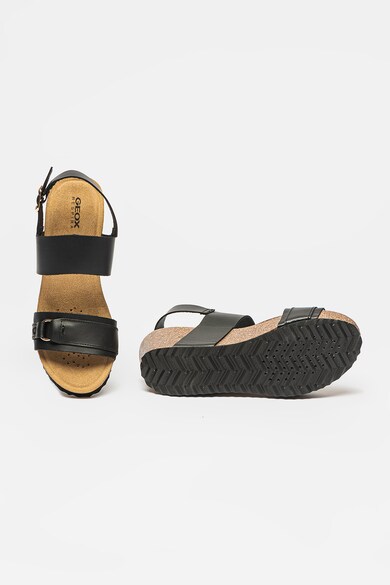 Geox Sandale wedge de piele Diantha Femei