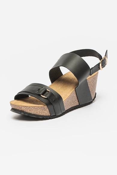 Geox Sandale wedge de piele Diantha Femei