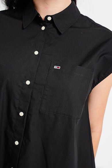 Tommy Jeans Рокля тип риза от органичен памук с джоб на гърдите Жени