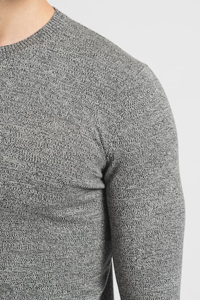 s.Oliver Памучен пуловер с овално деколте Мъже