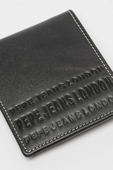 Pepe Jeans London Кожен портфейл Arnold с релефно лого Мъже