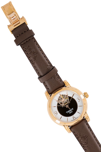 Tissot Часовник с кожена каишка и диамант Жени