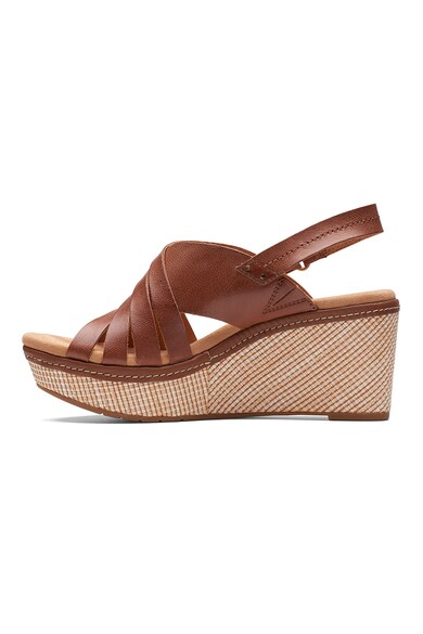 Clarks Sandale wedge de piele Elleri Femei