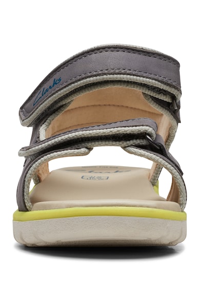 Clarks Sandale de piele cu velcro Roam Plane Baieti