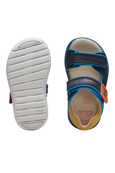 Clarks Sandale de piele cu velcro Roam Plane Baieti