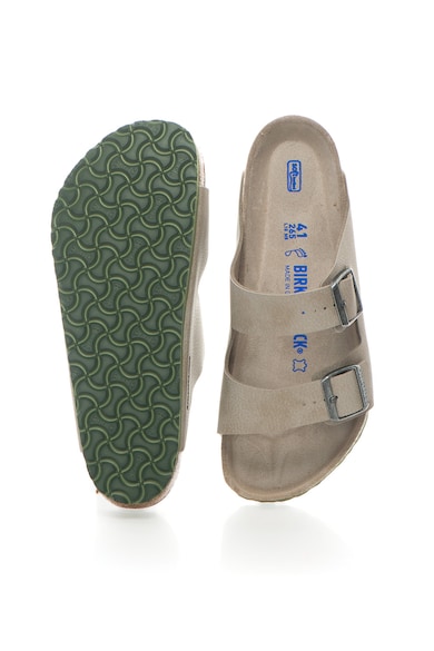 Birkenstock Papuci maro nisip cu calapod clasic Arizona Barbati