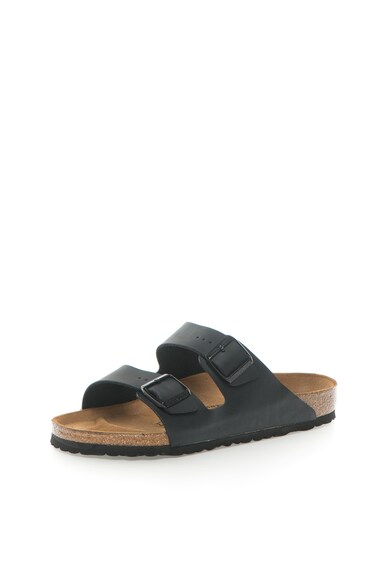 Birkenstock Papuci negri cu calapod clasic Arizona Barbati