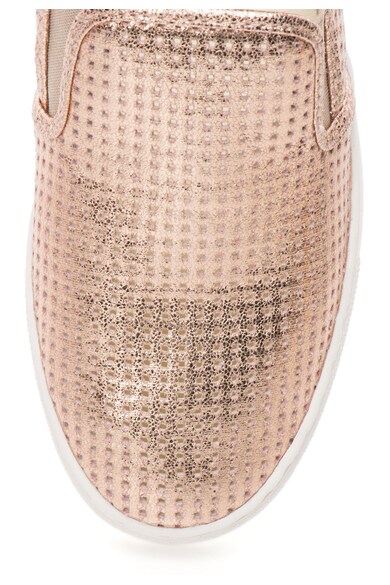 Buffalo Pantofi slip-on auriu rose cu perforatii Femei