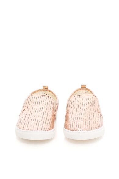 Buffalo Pantofi slip-on auriu rose cu perforatii Femei