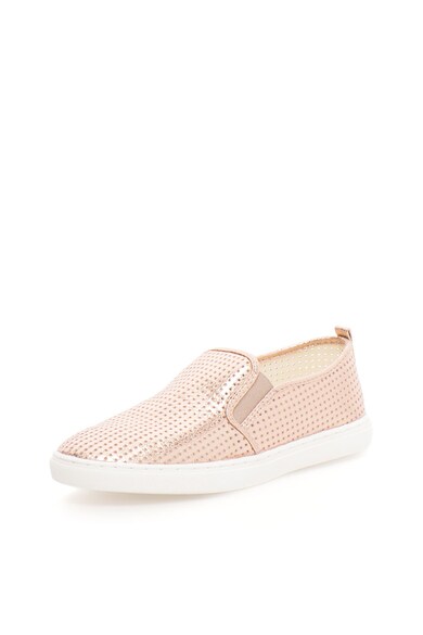 Buffalo Pantofi slip-on auriu rose cu perforatii Femei