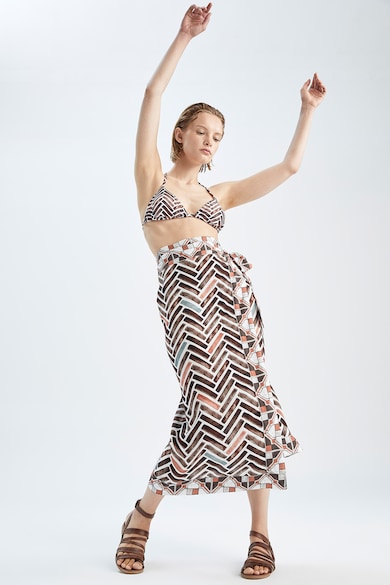 DeFacto Плажна пола със застъпен дизайн Жени